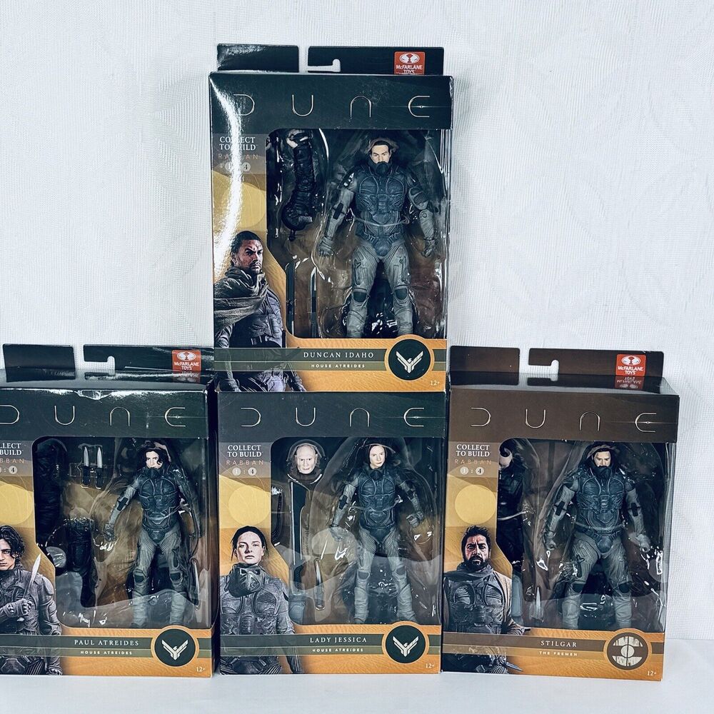 McFarlane DUNE Rabban BAF set Paul,‎ Lady Jessica, Duncan Idaho & Stilgar 2020